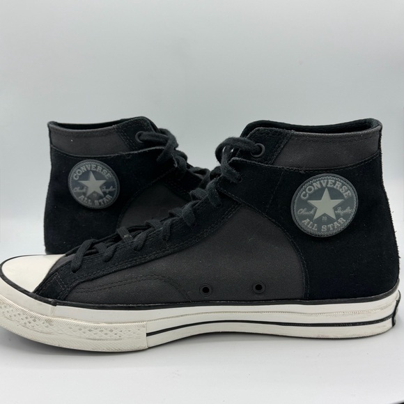 Converse Chuck 70 High Unisex Shoes Suede Canvas Black Casual Sneakers A01785C - Picture 1 of 12